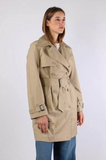 Trench Lungo Cotone Sand - 8