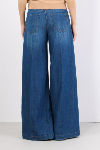 Linda_21 Denim 5 Tasche Blu Denim - 3