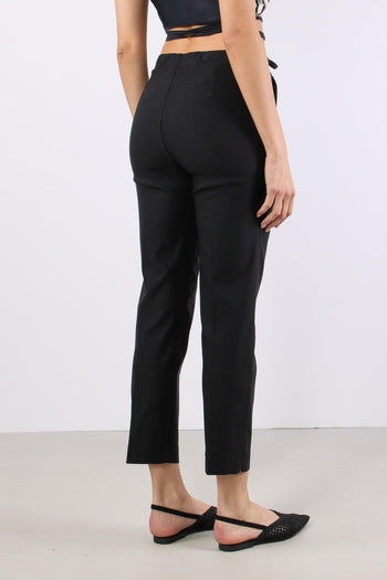 Pantalone Bengalina Spacchetti Nero - 6
