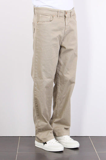 Pantalone 5 Tasche Beige - 5