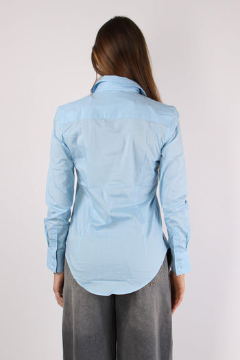 Camicia Slim Cotone Cielo - 6