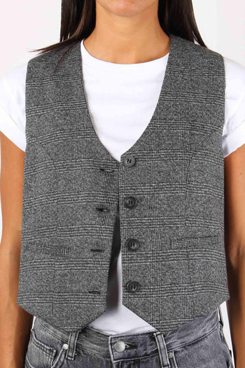 Gilet Taglio Uomo Galles Nero/grigio - 6