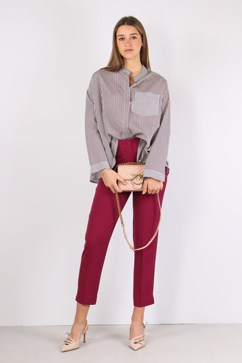 Camicia Taschino Contrasto Rig Moro - 5