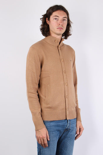 Cardigan Lana Bottoni Beige - 4