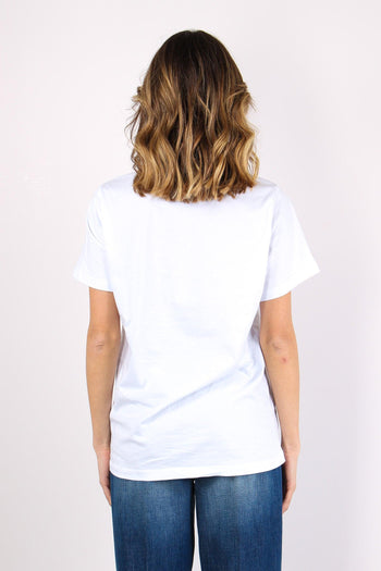 T-shirt Stampa Tigre Bianco Ottico - 4