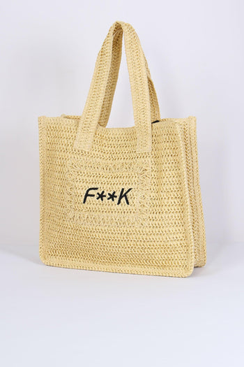 Shopping Rafia Beige - 2