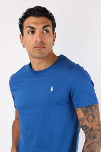 T-shirt Custom Slim Fit Dusty Azure - 7