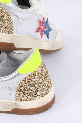 Sneakers Week Star Glitter Bianco/argento - 6