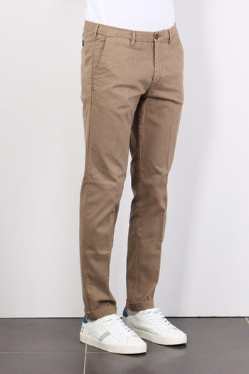 Pantalone Chino Regular Stretc Tan - 4