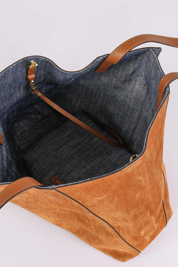 Maya Shopping Mini Reversibile Caramello - 6