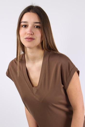 T-shirt Scavo V Over Avana - 6