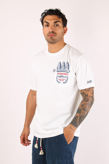 T-shirt Stampa Bianco - 6