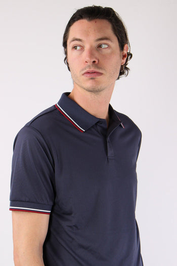 Hari Polo Collo Righe Navy Blue - 6