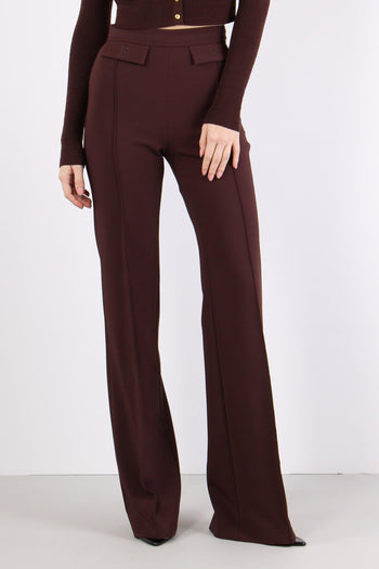Pantalone Palazzo Essensial Cacao - 2