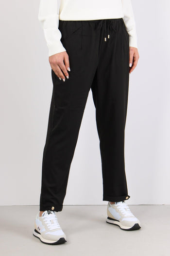 Pantalone Tencelle Coulisse Nero - 4