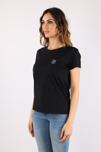 T-shirt Logo Piccolo Nero - 6