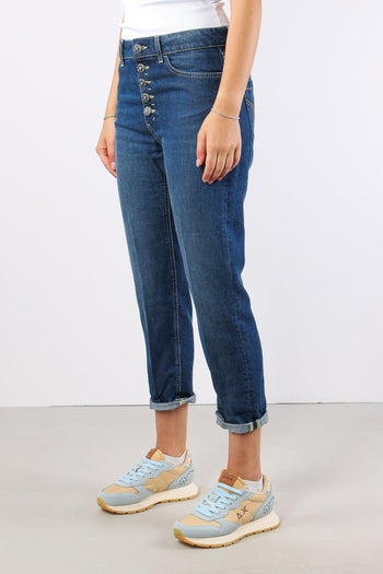 Lyoncell Denim Micro Rotture Denim Scuro - 4