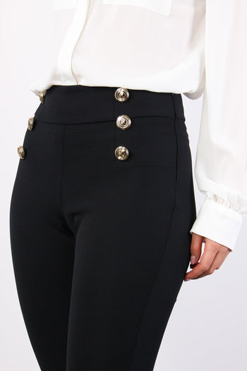 Norypantalone Twid Bottoni Black - 7