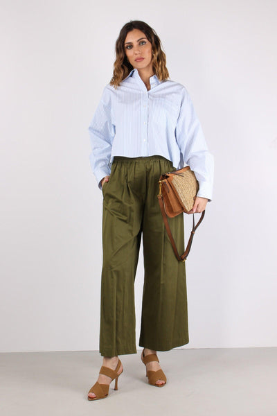 Golfo Pantalone Coulisse Rasatelo Kaki