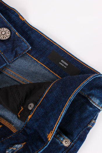 Koons Denim Bottoni Diversi Denim Medio - 9