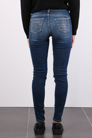 Jeans Divine Tasca Strass Denim Blue Winner - 3