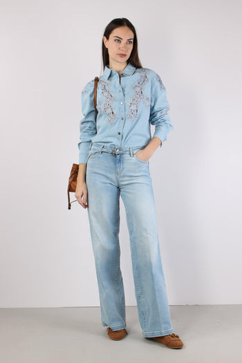 Jeans Good Flare Denim Chiaro - 5