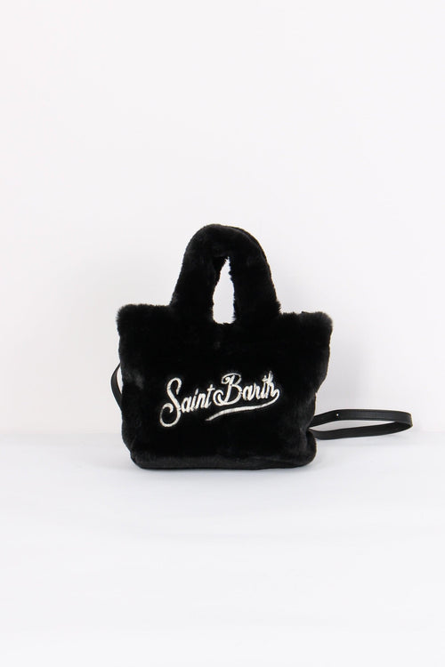 Borsa Mini Ecopelliccia Fur Black