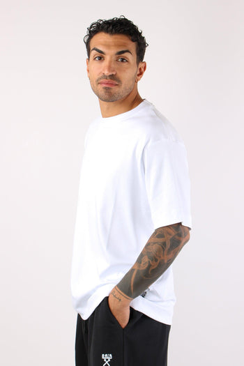 T-shirt Over Jersey Bianco - 6