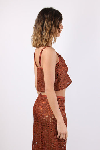 Top Crochet Bronze - 6