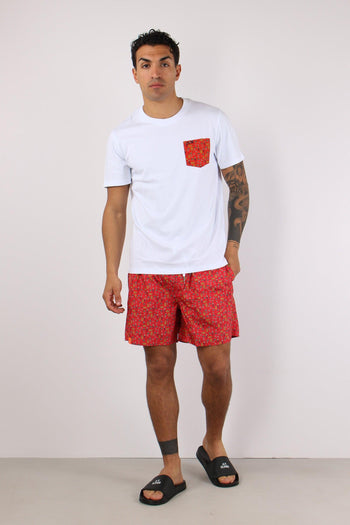 T-shirt Taschino Fantasia Bianco/rosa - 5