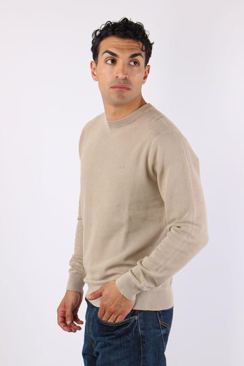 Maglia Girocollo Punto Riso Stone - 3