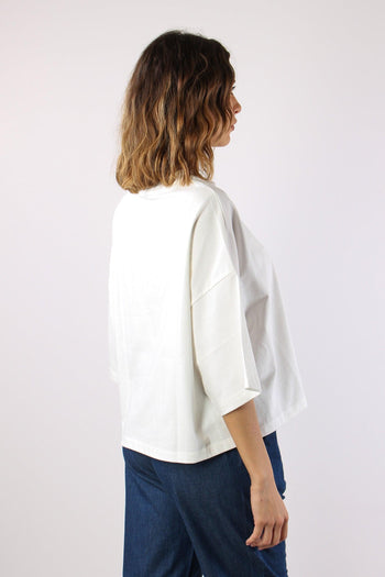 T-shirt Cut Out Panna - 6