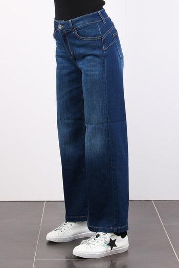 Jeans Parfait Cropped Denim Blue Stun - 6