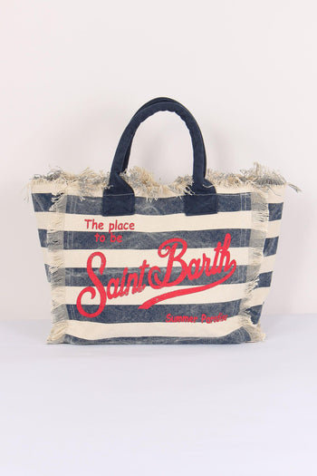Vanity Canvas Righe Blu/rosso - 4