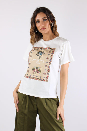 Pantera T-shirt Stampa Off White - 7