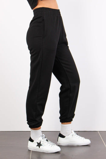 Pantalone Logo Gamba Nero - 4