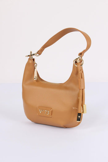 Amber Mezzaluna Small Ciondolo Oro Camel - 4