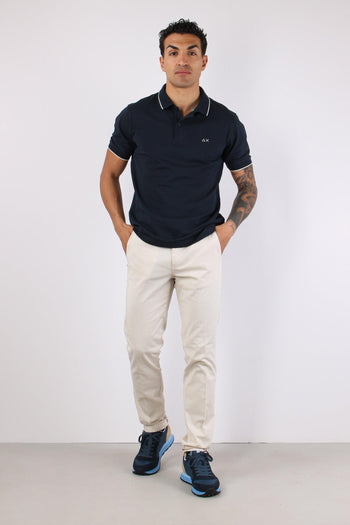 Polo Profilo Sottile Navy Blue - 2
