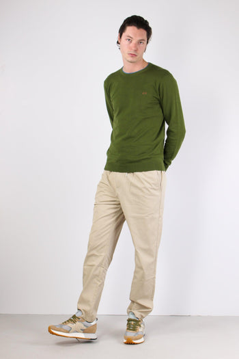 Girocollo Cotone Profilo Verde - 4