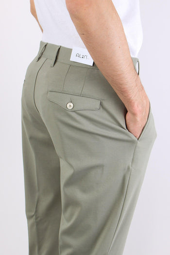 Cremino Pantalone Punto Milano Salvia - 5