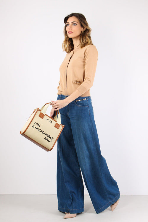 Linda_21 Denim 5 Tasche Blu Denim