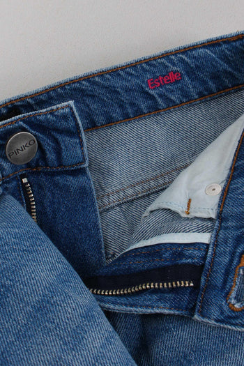 Estelle Jeans Morbido Vintage Blu Denim - 8