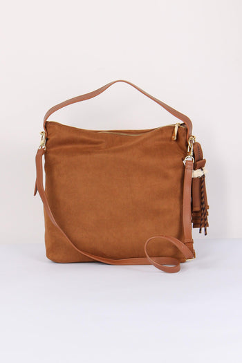 Danielle Sacca Hobo Ecocamosci Cuoio - 3