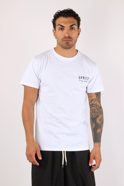 T-shirt Ricamo Spritz Bianco