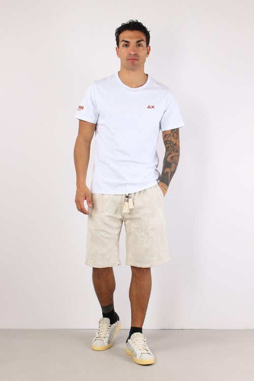 T-shirt Logo Fluo Bianco
