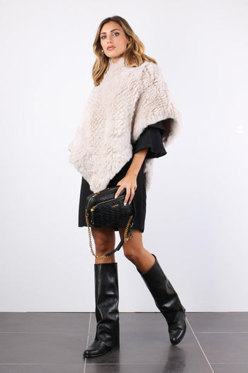 Poncho Teddy Logo True Champagne - 5