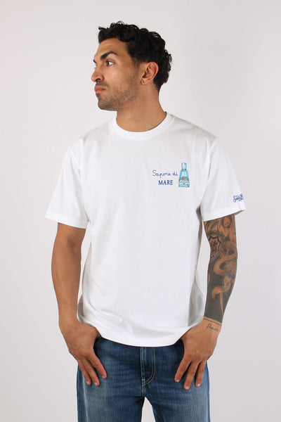 T-shirt Scritta Ricami Sapore