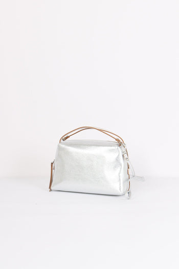 Alifa Mini Bag 2 Manici Meta Silver - 2