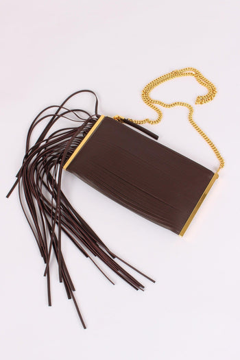 Pochette Frange Cacao - 7