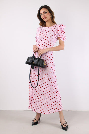 Abito Spalla Arriccio Rosa - 2